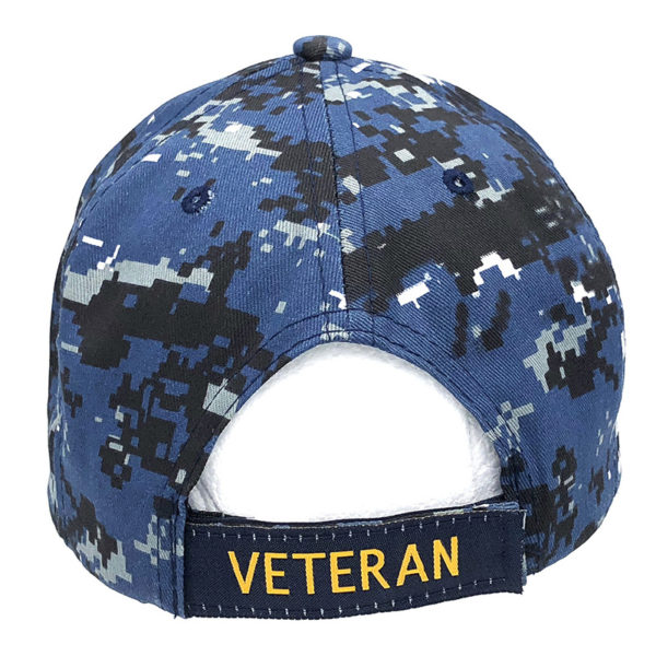 Navy Vietnam Veteran Logo on Bill Mens Cap with back on Veteran - Image 2