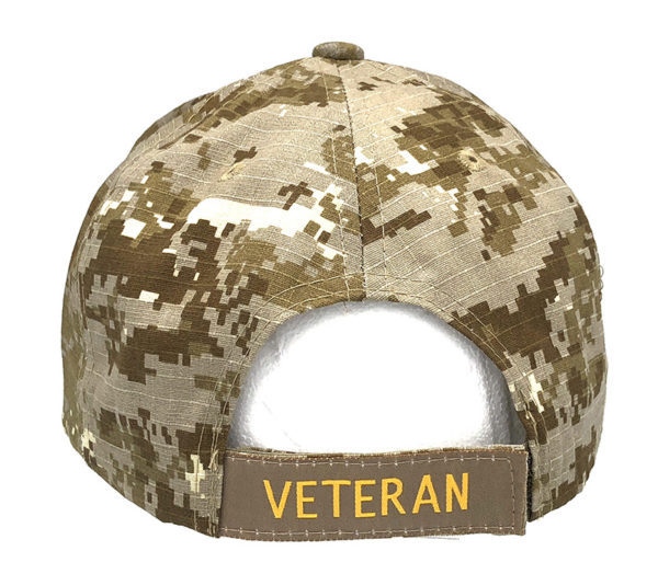 Marine Vietnam Veteran Logo on Bill Mens Cap with back on Veteran - Image 3
