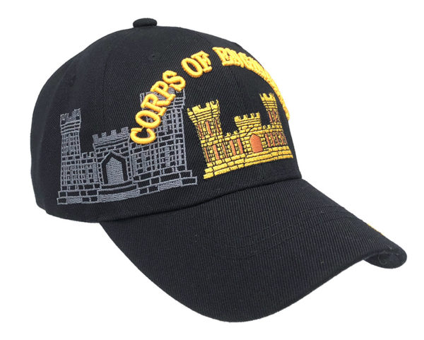 Corps of Engineers  Logo on Bill Mens Cap with back on  Army - Image 2