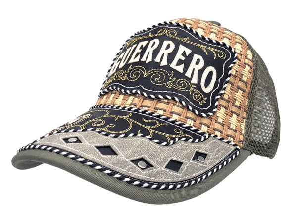 Gerreo Straw Mesh Back Baseball Charro Hat