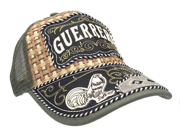 Gerreo Straw Mesh Back Baseball Charro Hat - Image 2