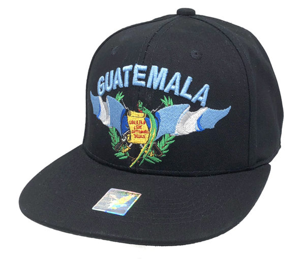 Guatemala emblem Flag Five Panel  Snap cap with back on Guatemala