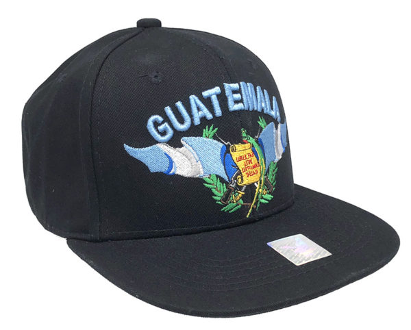 Guatemala emblem Flag Five Panel  Snap cap with back on Guatemala - Image 2