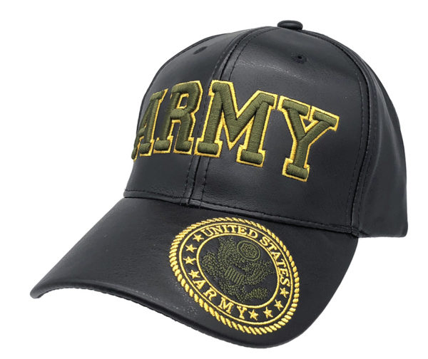 Army  Logo on Bill Mens Cap with back on U.S. Army