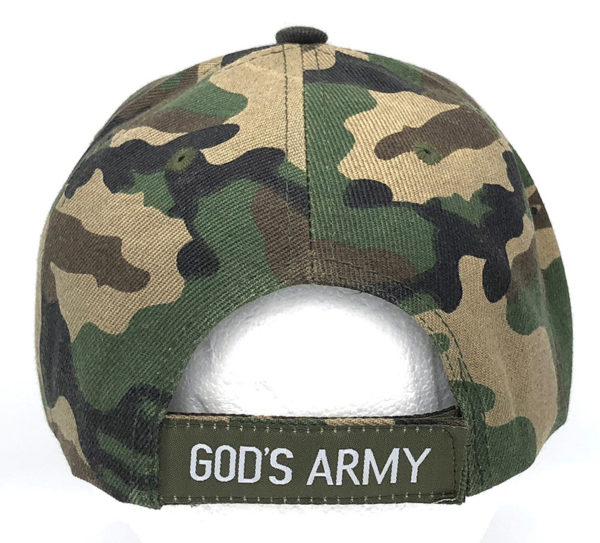 God's Army Logo on Bill Christian Cap with back on God's Army - Image 3