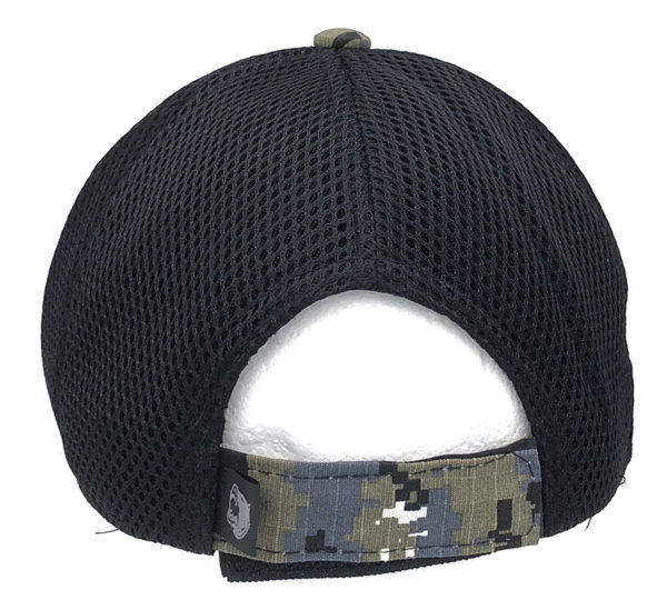Khaki Camo USA Flag Mesh Cap - Image 3