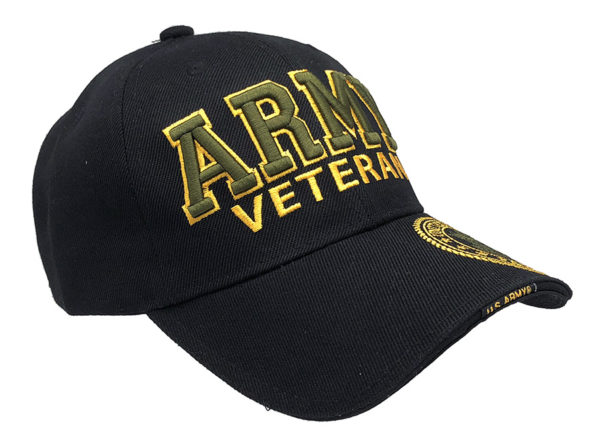 Army Veteran Logo on Bill Mens Cap with back on US Army - Image 2