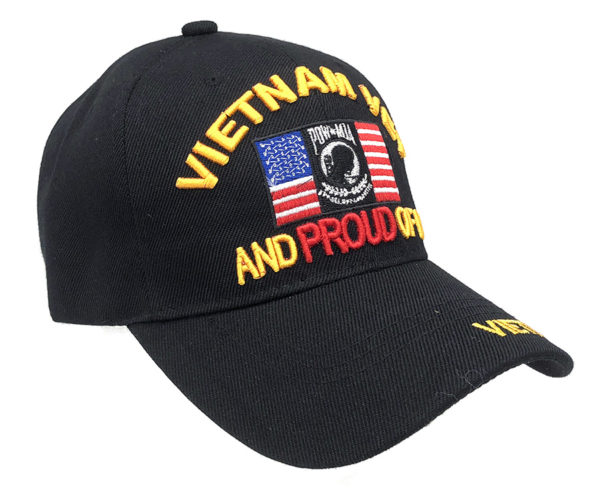 Vietnam Vet and Froud of It Logo on Bill Mens Cap with back on Veteran - Image 2
