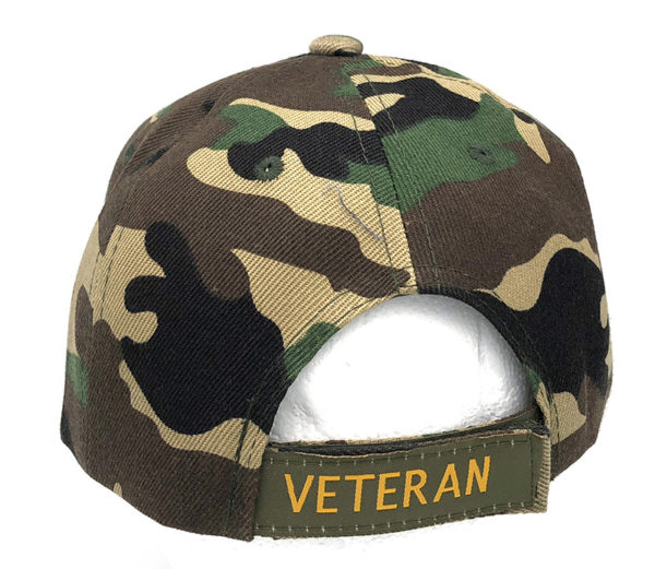 Purple Heart Vietnam Veteran Logo on Bill Mens Cap with Veteran - Image 3