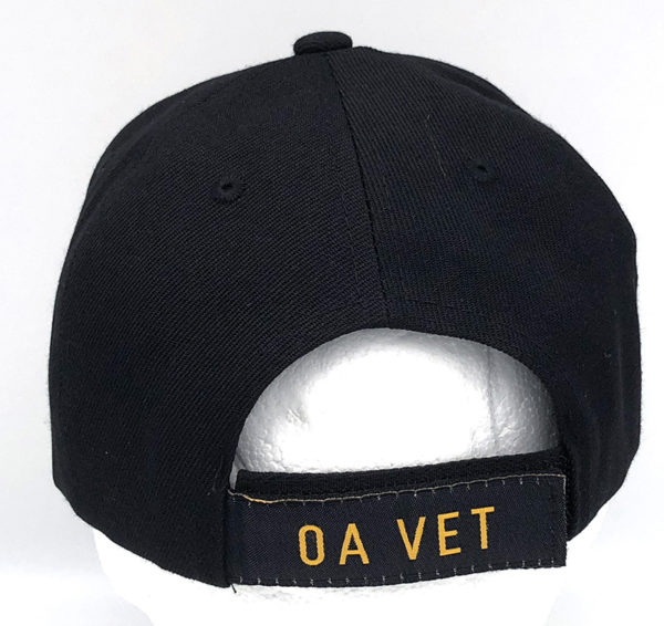 OEF Afghanistan Veteran Logo on Bill Mens Cap with OA VET - Image 3