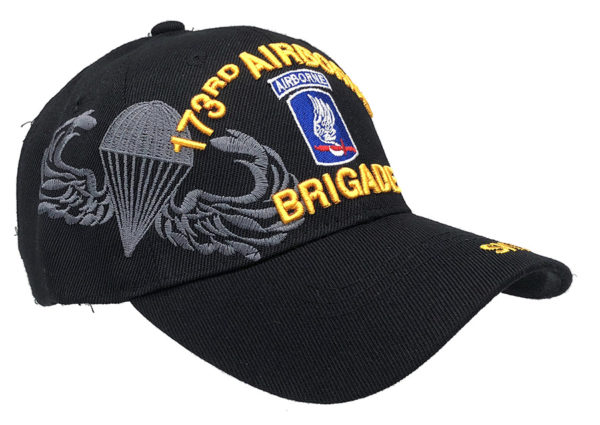 173Rd  Airborne Brigade Sky Soldiers Logo on Bill Mens Cap with 173rd ABN - Image 2