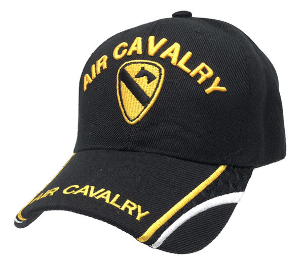 Air Cavalry Logo on Bill Mens Cap with Air Cavalry