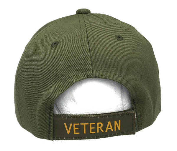 Vietnam Veteran Logo on Bill Mens Cap with Veteran - Image 3