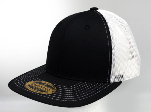 PB222 PIT BULL Cambridge Trucker Mesh Cap - Black / White