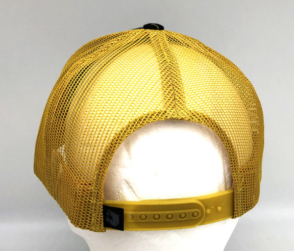 PB222 PIT BULL Cambridge Trucker Mesh Cap - Black / Yellow - Image 3