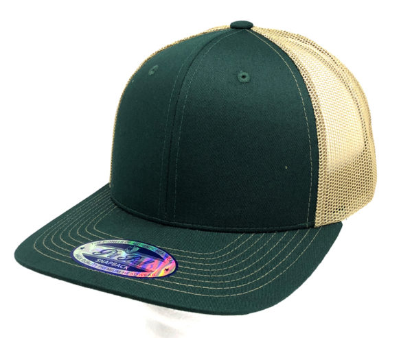 PB222 PIT BULL Cambridge Trucker Mesh Cap - Jade / Tan