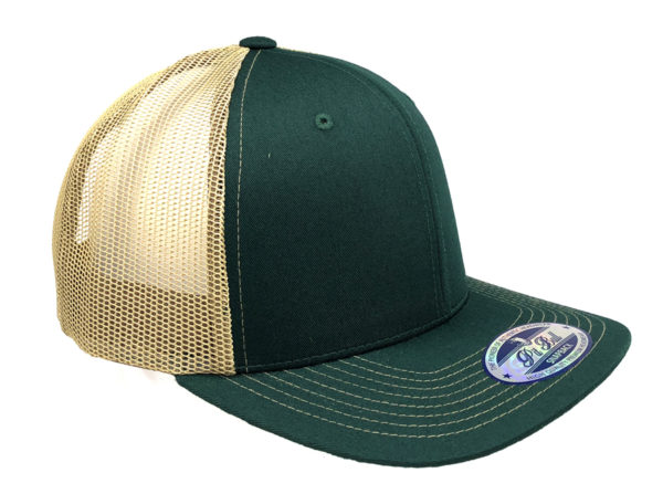 PB222 PIT BULL Cambridge Trucker Mesh Cap - Jade / Tan - Image 2