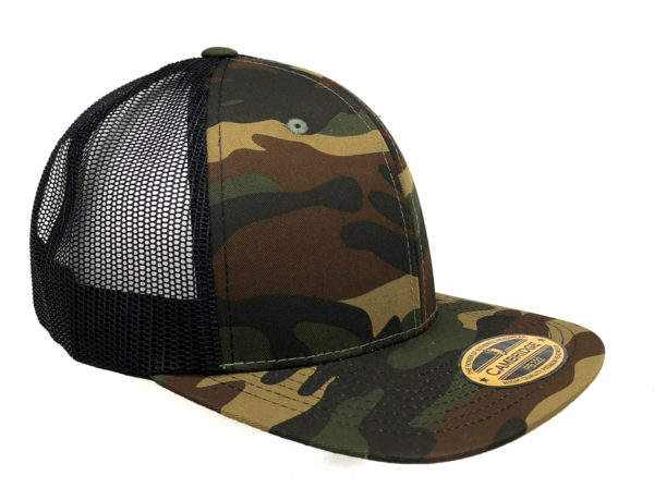 PB222 PIT BULL Cambridge Trucker Mesh Cap - Camo / Black - Image 2