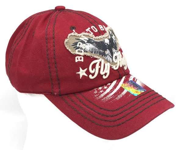 Vintage Born to be Free with Eagle Ball Cap - Image 2