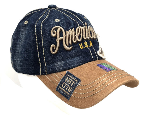 Vintage America with Eagle Ball Cap - Image 2