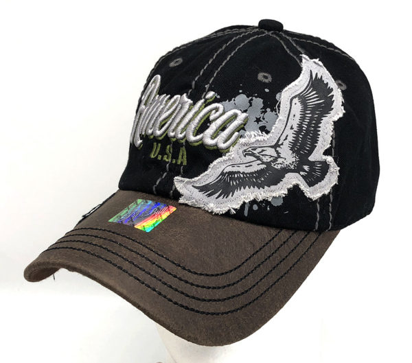 Vintage America with Eagle with USA Ball Cap