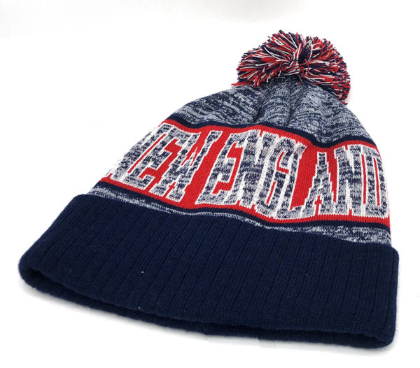 NFL New England Pom Beanie - Team Color