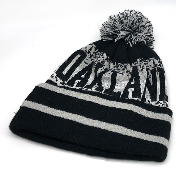 NFL Oakland Pom Beanie - Team Color