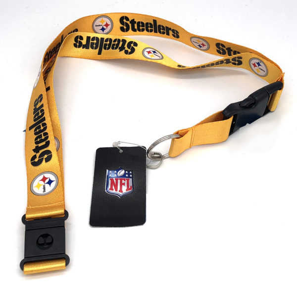 NFL lanyards Key neck lanyard ID holders - Steelers