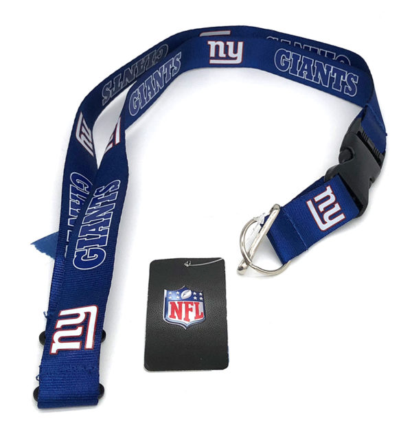 NFL lanyards Key neck lanyard ID holders - Giants