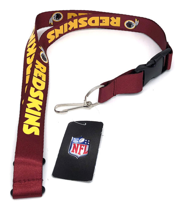NFL lanyards Key neck lanyard ID holders - Redskins