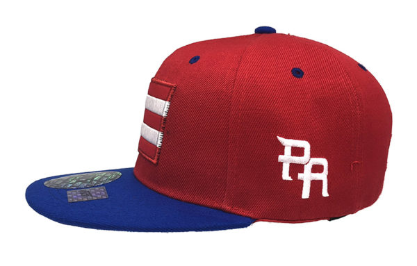 Puerto Rico Baseball with Flag Snap Back Cap - Image 4