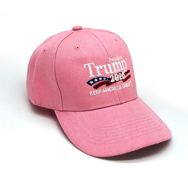 President Trump 2020 Keep America Great Hat Cap - Pink - Image 2