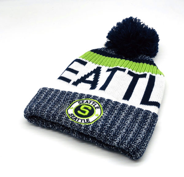 NFL Seattle Pom Beanie - Team Color