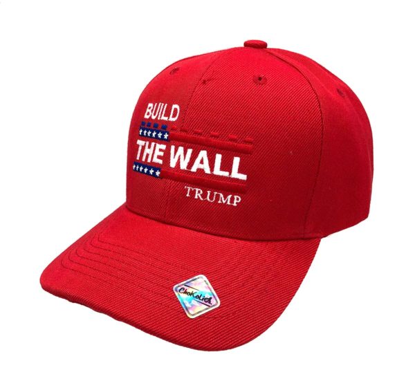 Build The Wall Trump Hat Cap - Red