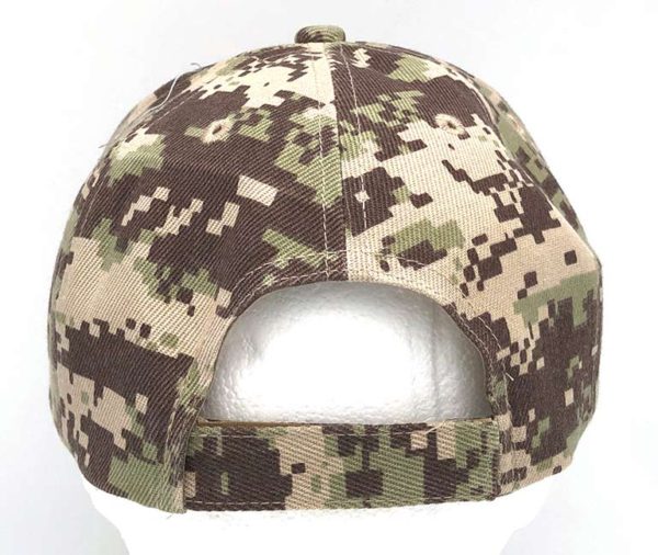 President Trump 2020 Keep America Great! Digital Camo Hat Cap Brown - Image 3